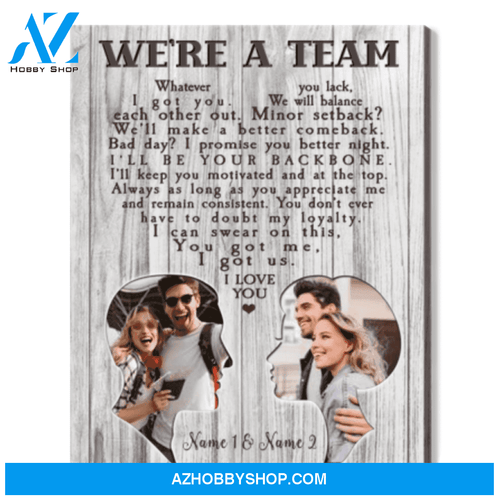 Unique Customized Gifts For Him Custom Couple Photo Gifts Personalized Canvas Wall Art