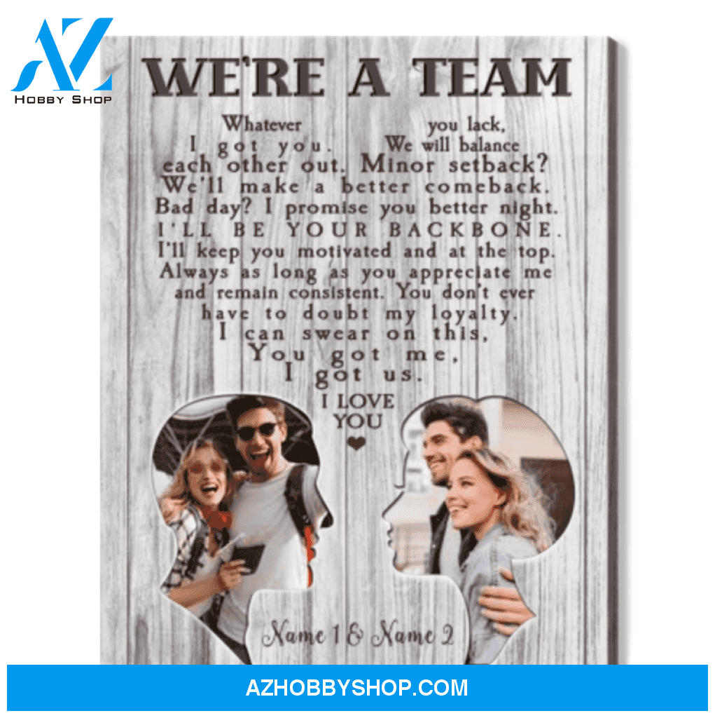 Unique Customized Gifts For Him Custom Couple Photo Gifts Personalized Canvas Wall Art