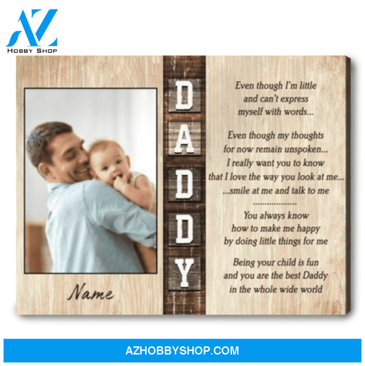 Unique First Father's Day Gifts To Celebrate New Dads Custom Canvas Prints