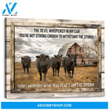 Unique Housewarming Gift Ideas Rustic Wall Decor Old Barn And Angus Cows Canvas Wall Art