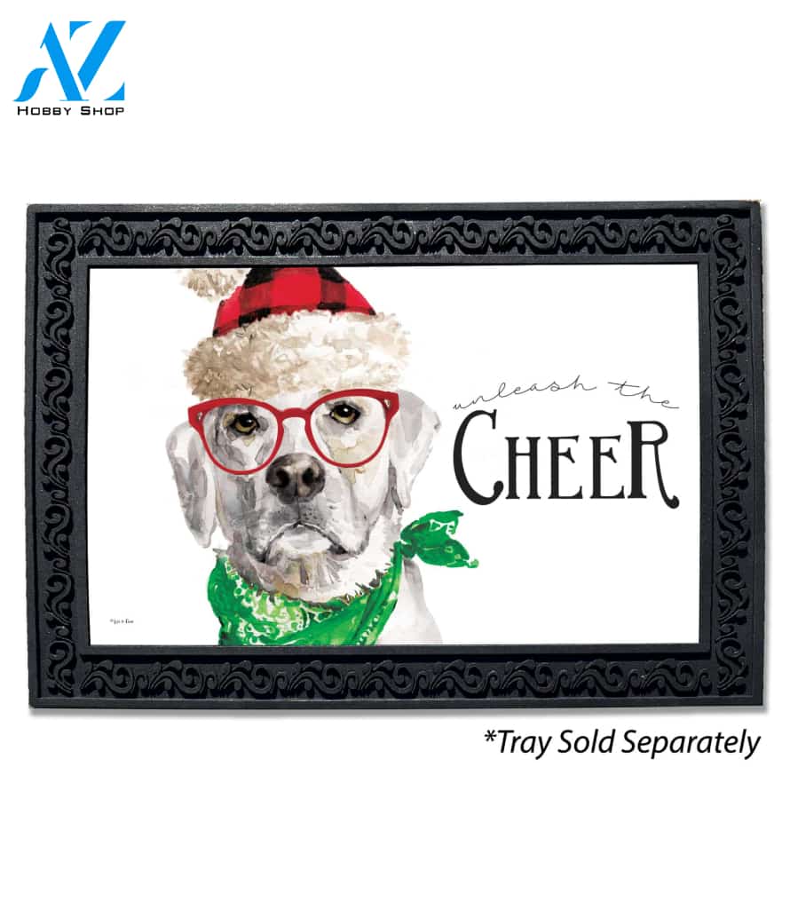 Unleash the Cheer Lab Doormat - 18" x 30"