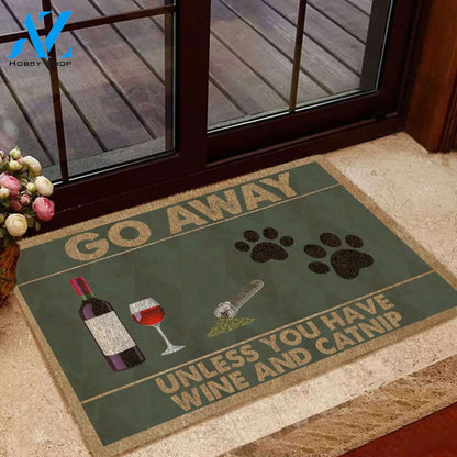 Personalized Name Family House Unless You Have Wine And Catnip Doormat Indoor And Outdoor Mat Entrance Rug Sweet Home Decor Housewarming Gift Gift For Friend Family Stem Feminist