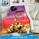 US Marines Blanket / US MarinesThrow Blanket