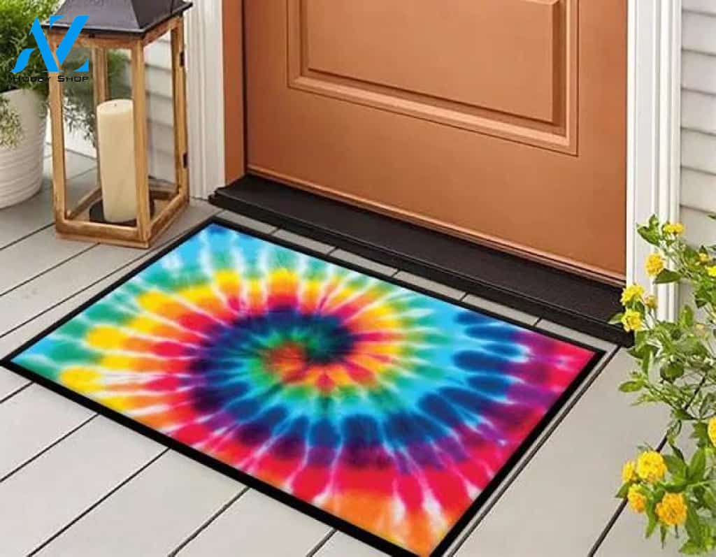 US Rainbow Gay Pride Flag Doormat Rug