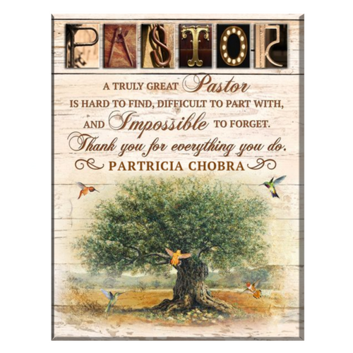 Pastor Thank You Gift, Pastor Canvas Gift, Personalized Gift For Pastor