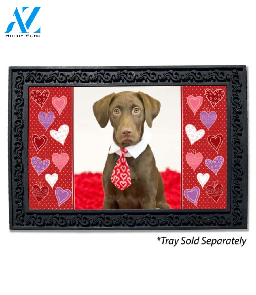 Valentine's Hearts Photo Doormat - 18" x 30"
