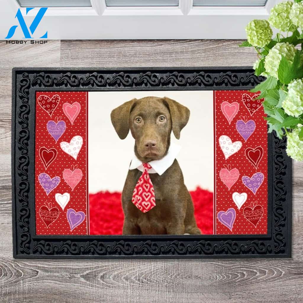 Valentine's Hearts Photo Doormat - 18" x 30"