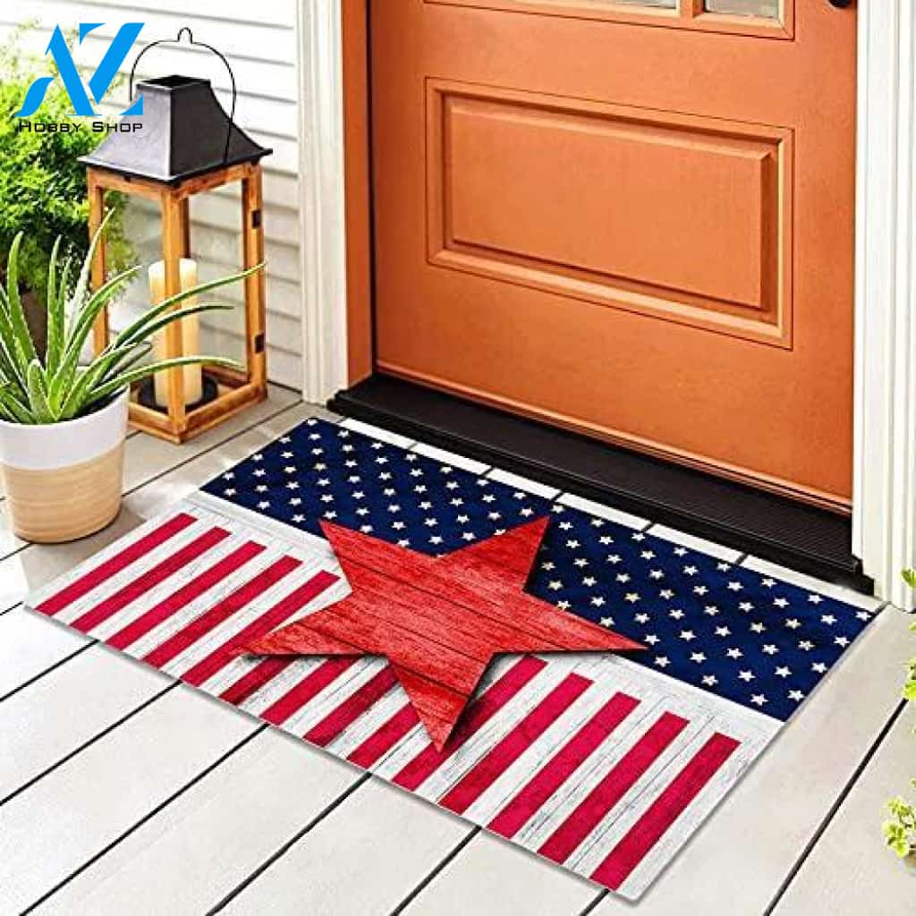 Vanproo American Flag Door Mats Welcome Mat House Warming Gift Home Decor Funny Doormat Gift Idea