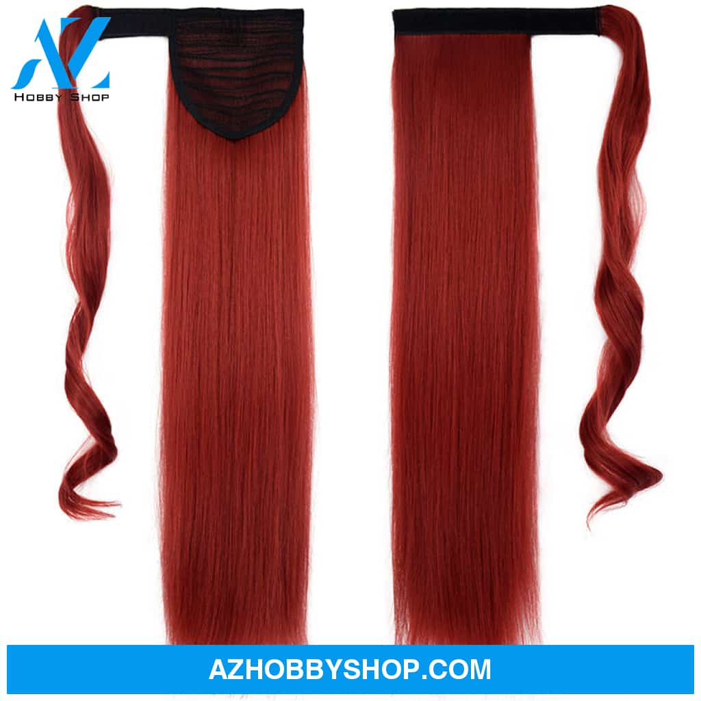 Velcro Wig Ponytail Straight Invisible Hair Extension 130M