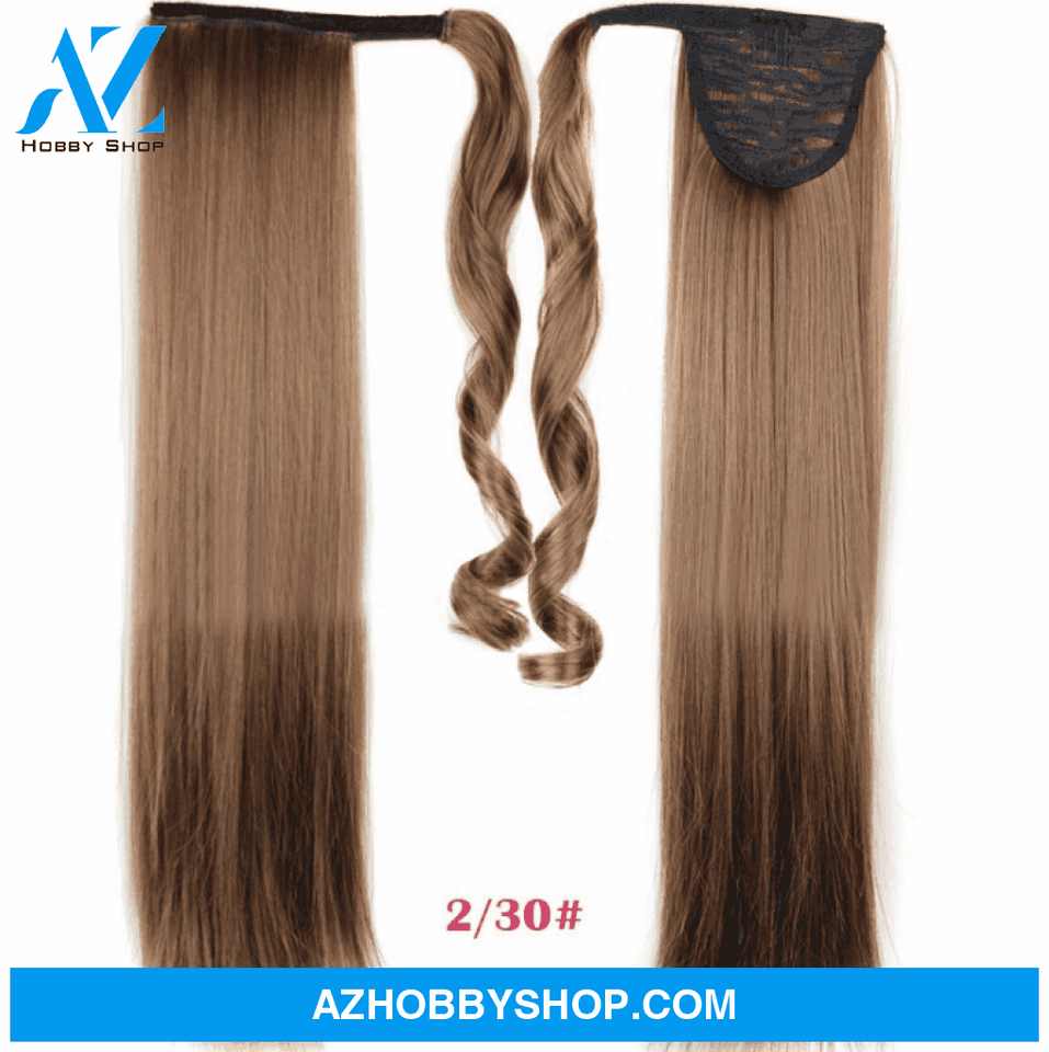 Velcro Wig Ponytail Straight Invisible Hair Extension 230