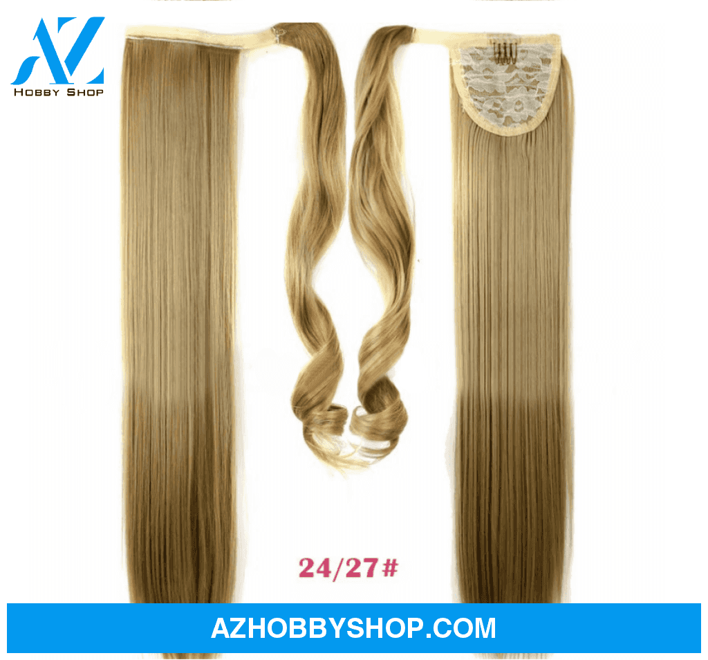 Velcro Wig Ponytail Straight Invisible Hair Extension 2427