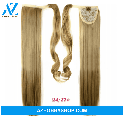 Velcro Wig Ponytail Straight Invisible Hair Extension 2427