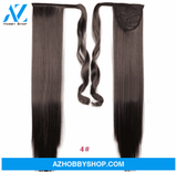 Velcro Wig Ponytail Straight Invisible Hair Extension 4