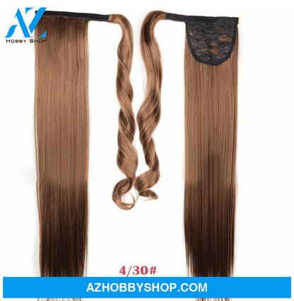 Velcro Wig Ponytail Straight Invisible Hair Extension 430