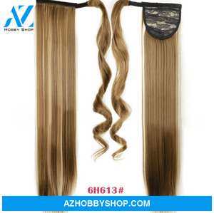 Velcro Wig Ponytail Straight Invisible Hair Extension 6H613