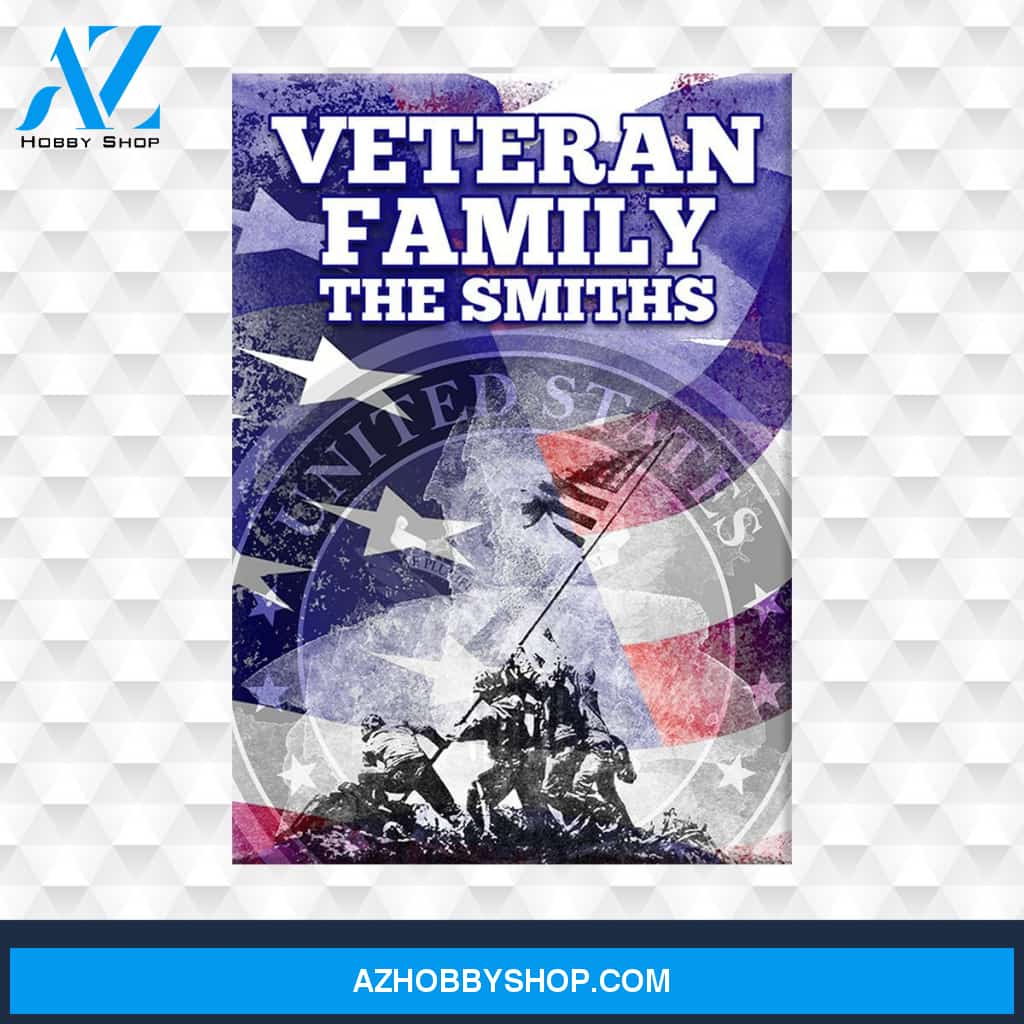 Veteran Family Army Premium Canvas