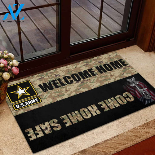 Veteran Welcome Home. Come Home Safe Doormat PTU