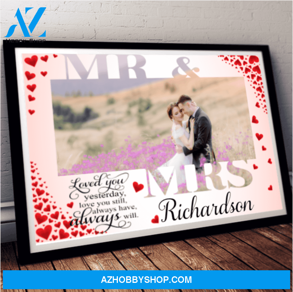 VHH 11 Couple Love You Still Personalized Poster Portrait
