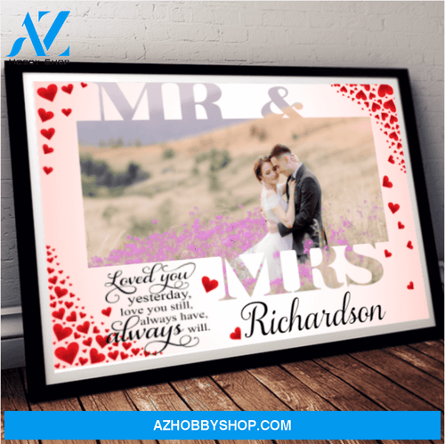 VHH 11 Couple Love You Still Personalized Poster Portrait
