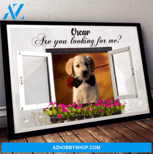 VHH 11 Pet Lovers Are You Looking For Me Personalized Poster Landscape