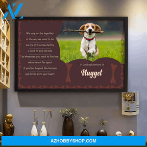 VHH In Loving Memory Of Dog Personalized Poster Landscape