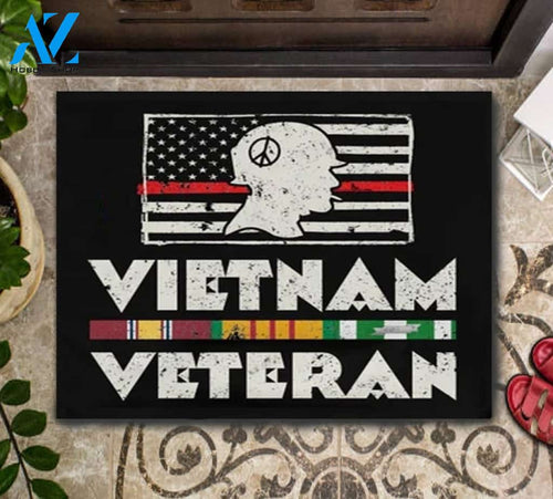 Vietnam Veteran Grandpa Indoor And Outdoor Doormat Welcome Mat Housewarming Home Decor Gift For Veteran Lovers Funny Doormat Gift Idea