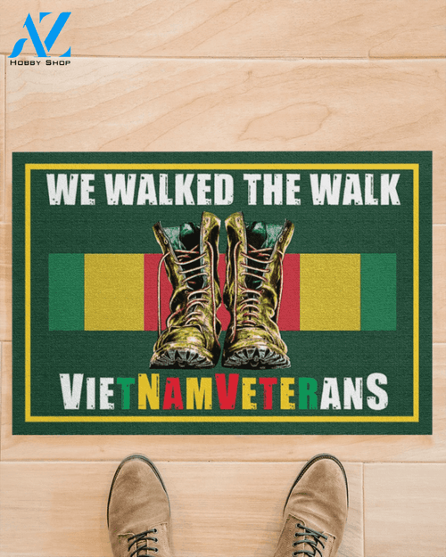 Vietnam Veteran We Walk The Walks Doormat