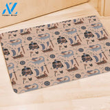 Viking Cartoon Norse Door Mat