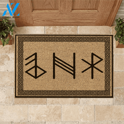 Viking Doormat Rune Symbols | Welcome Mat | House Warming Gift