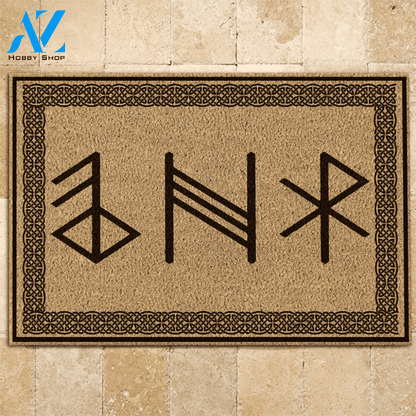 Viking Doormat Rune Symbols | Welcome Mat | House Warming Gift