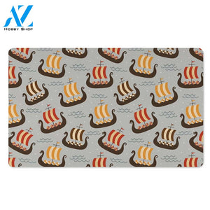 Viking Drakkar Ship Door Mat