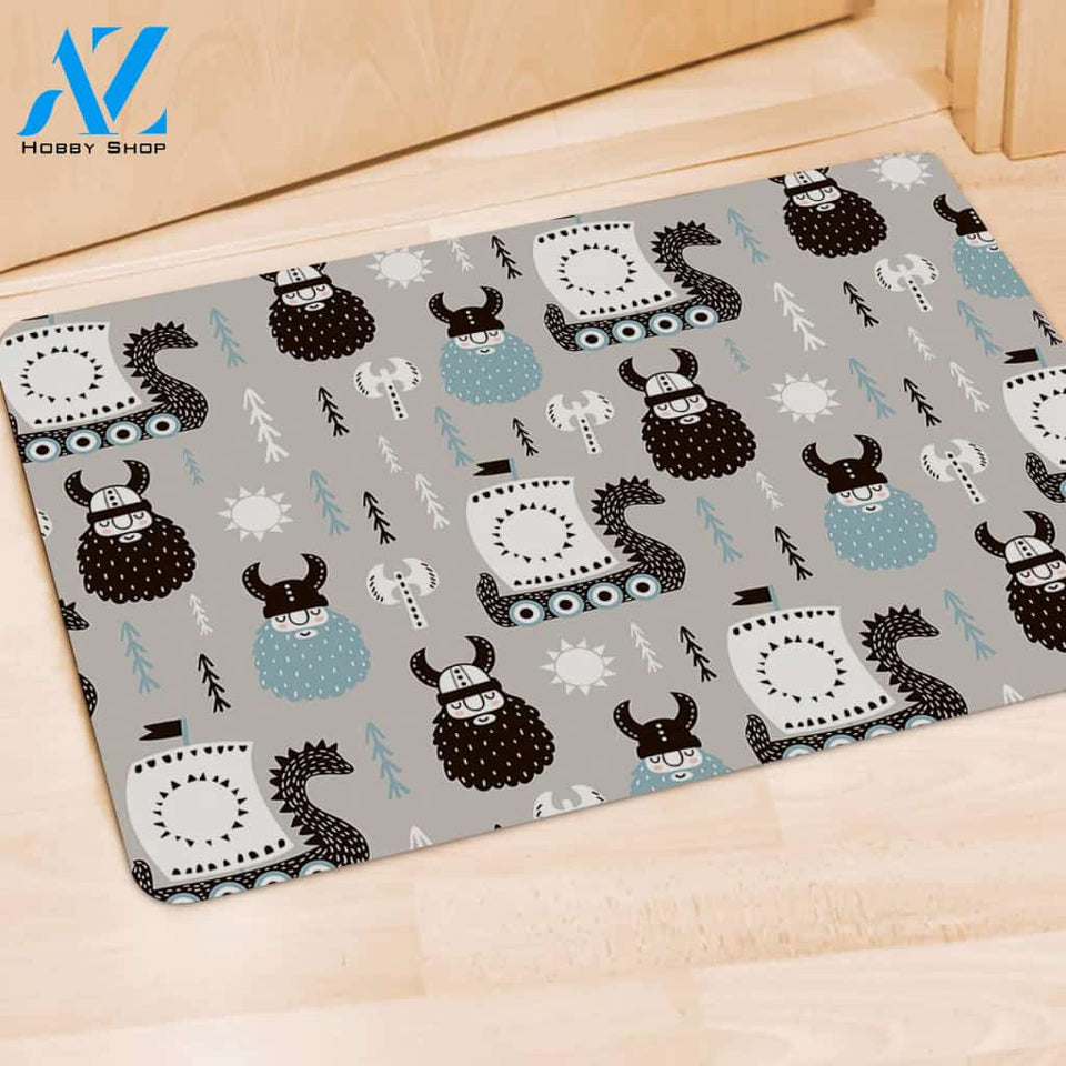 Viking Drakkar Valhalla Door Mat