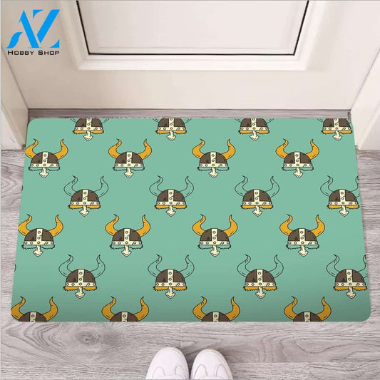 Viking Helmet Door Mat