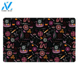 Viking Valhalla Cartoon Door Mat