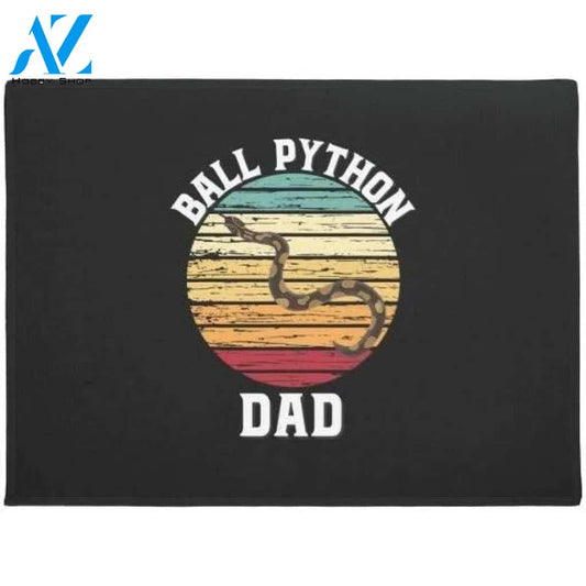 Vintage Ball Python Dad Pet Snake Doormat Welcome Mat House Warming Gift Home Decor Funny Doormat Gift Idea