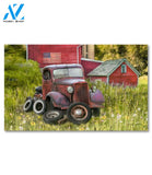 Vintage Farm Truck Doormat - 18" x 30"