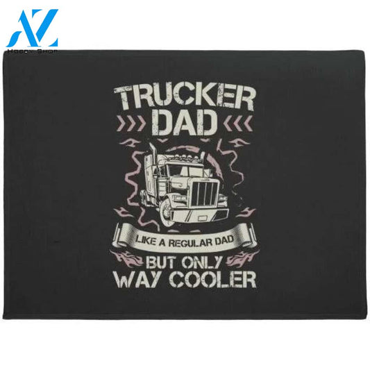 Vintage Trucker Dad Doormat Floor Rug Housewarming Gift Home Living Home Decor Funny Doormat Gift Idea