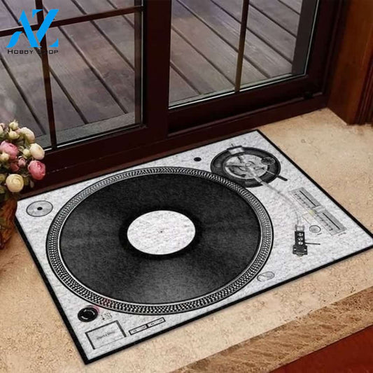 Vinyl Record Vintage Funny Indoor And Outdoor Doormat Warm House Gift Welcome Mat Gift For Vinyl Record Lovers