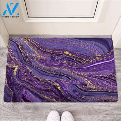 Violet Marble Door Mat