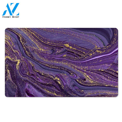 Violet Marble Door Mat