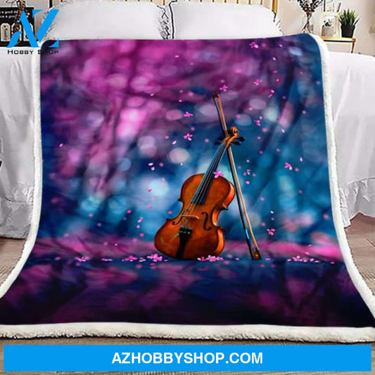 Violin Blanket, Gift For Violin Lovers