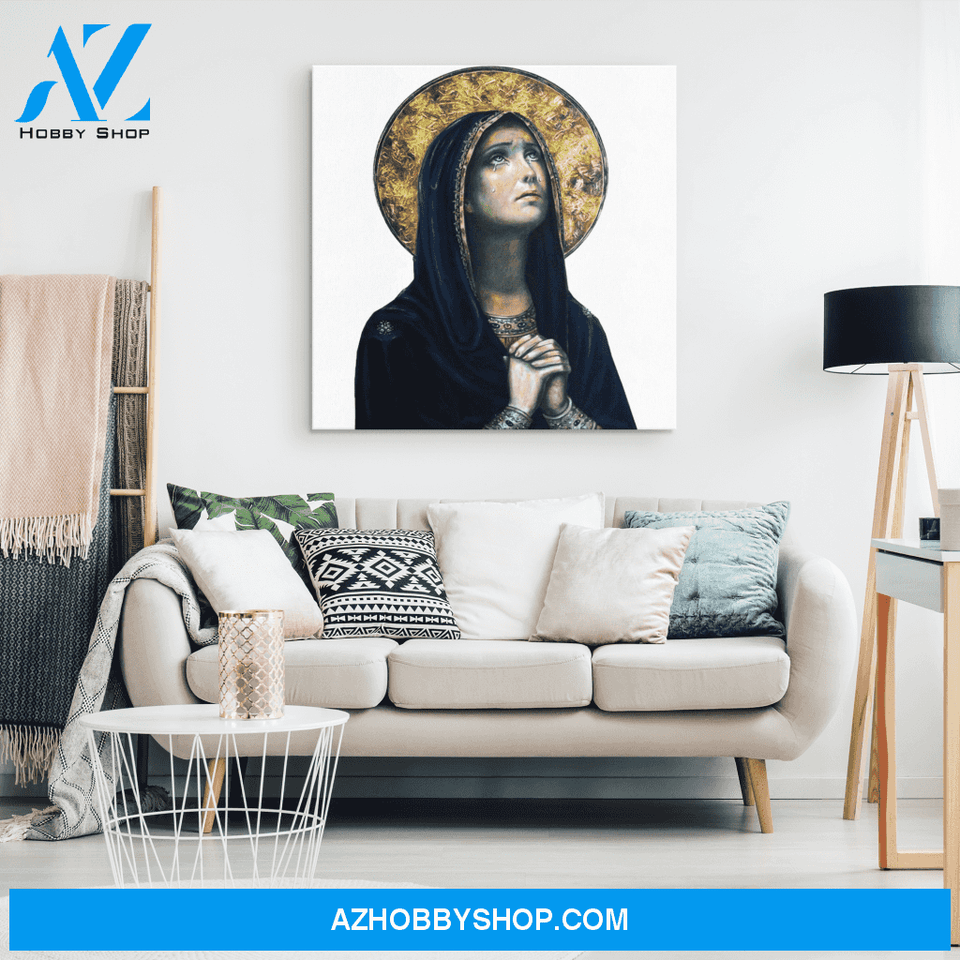 Virgin Mary-Our Lady of Sorrows Canvas Art