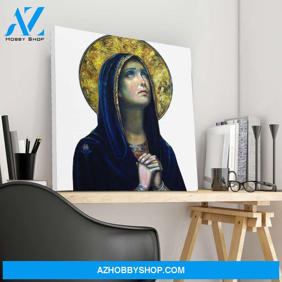 Virgin Mary-Our Lady of Sorrows Canvas Art