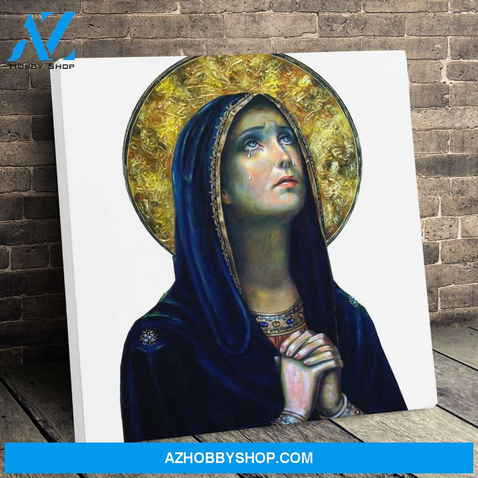 Virgin Mary-Our Lady of Sorrows Canvas Art