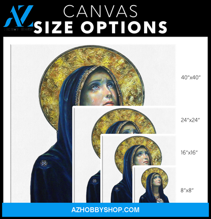 Virgin Mary-Our Lady of Sorrows Canvas Art