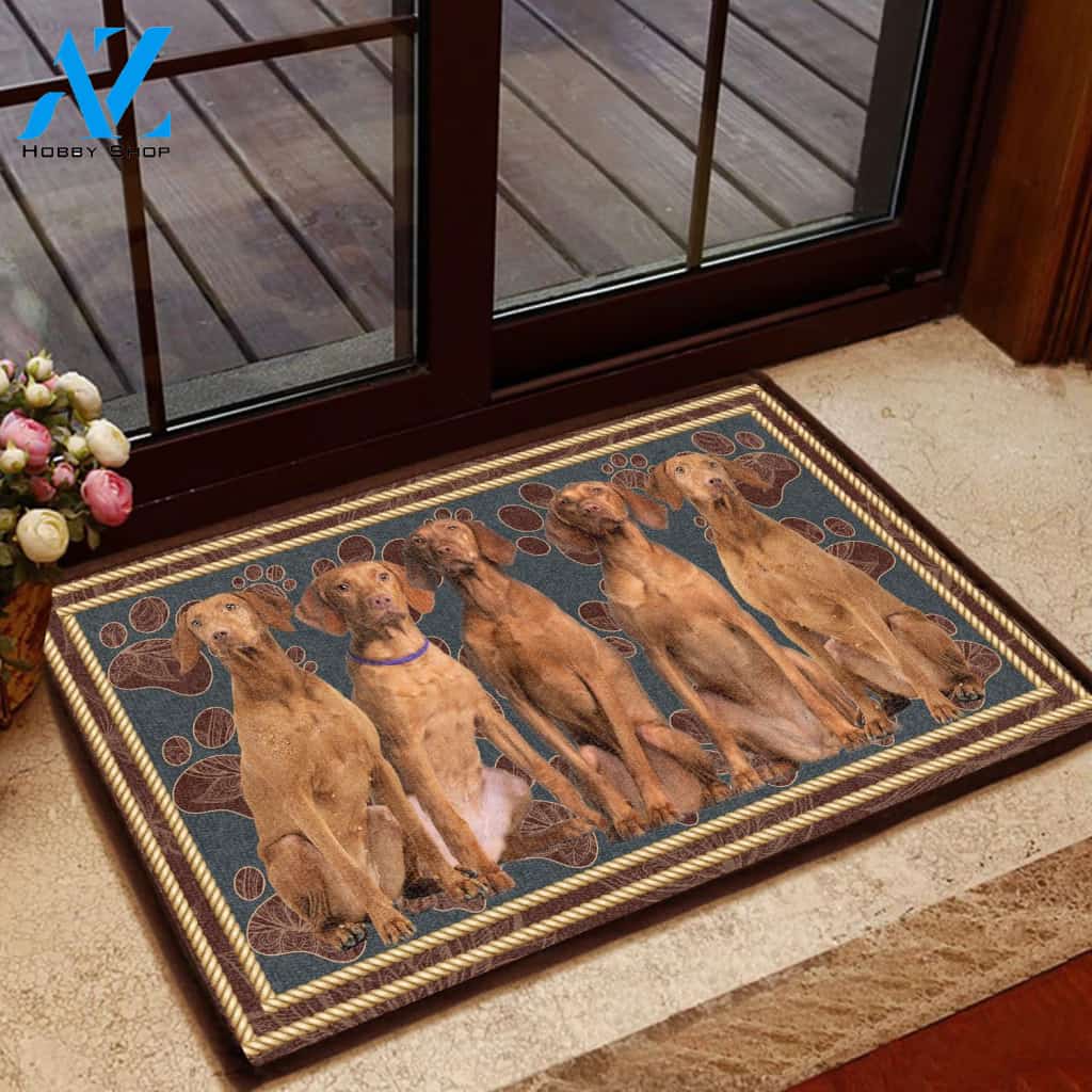 Vizsla Friends T1408 - Door Mat | Welcome Mat | House Warming Gift