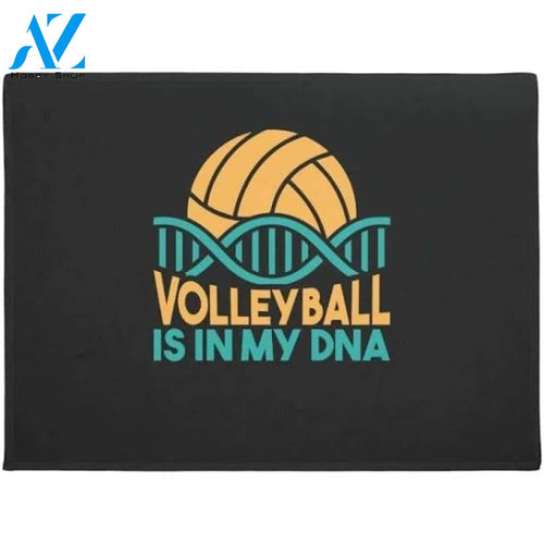 Volleyball Is In My DNA Doormat Welcome Mat Housewarming Gift Home Decor Funny Doormat Gift For Volleyball Lovers Gift For Friend