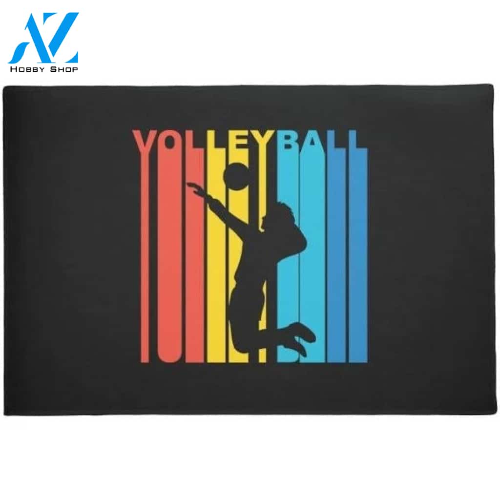 Volleyball Player Doormat Welcome Mat Housewarming Gift Home Decor Funny Doormat Gift For Volleyball Lovers Gift For Friend
