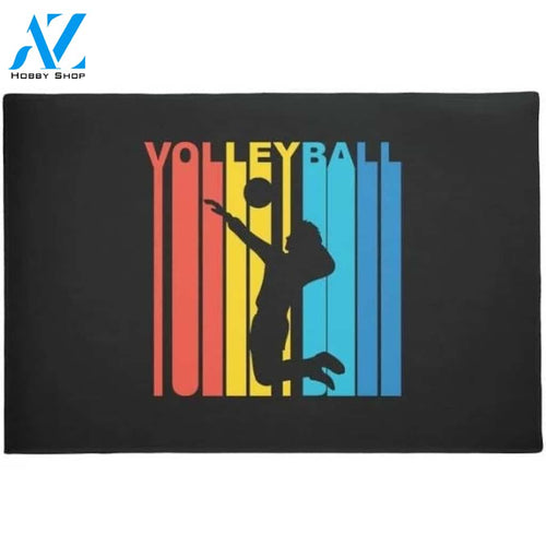Volleyball Player Doormat Welcome Mat Housewarming Gift Home Decor Funny Doormat Gift For Volleyball Lovers Gift For Friend