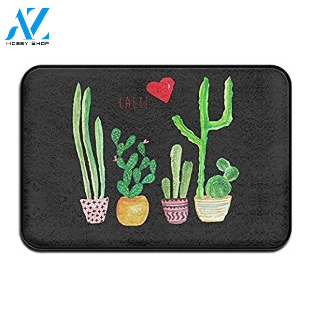 VSFDDD Cacti Cactus Love Artical Doormat